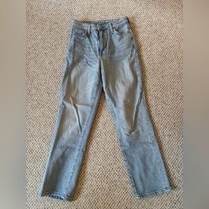 H&M Women's High Rise Light Blue Jeans